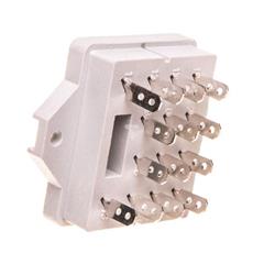 Gniazdo przekaźnika R-15 4P GOP14 do lutowania 592071