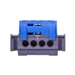 Listwa przyłączowa 4-otwory niebieska IP2x N-4 1,5-16 mm2 004840
