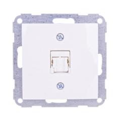 Fiorena Gniazdo komputerowe pojedyncze RJ45 kat.5e białe 22015702