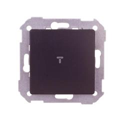 Simon 82 Zaślepka z mostkiem metalowym grafitowa 82800-38 TSI-82800-38