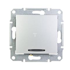 Sedna Łącznik schodowy 10A IP20 aluminium SDN1500260