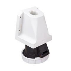Gniazdo stałe 32A 4P 500V czarne IP44 1242-7