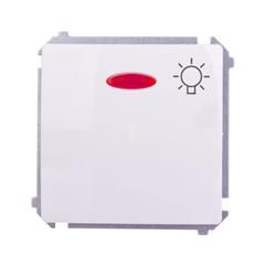 Simon Basic Przycisk /światło/ z podświetleniem 24V biały BMS1L24V.01/11 WMUL-081x3x-1011