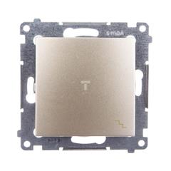 Simon 54 Łącznik schodowy złoty mat DW6A.01/44 WMDL-060x2x-044