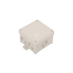 Puszka n/t hermetyczna pusta 83x83x52mm IP54 z dławicą zintegrowaną szara N 80x80F 35210002