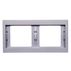 K.1 Ramka podwójna pozioma aluminium mat lakierowana 13637024