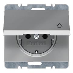 K.5 Gniazdo SCHUKO z pokrywą z podwyższoną ochroną styków stal szlachetna 47517104