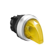 Napęd przełącznika 2 położeniowy żółty z podświetleniem bez samopowrotu LPCSL1205