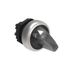 Napęd przełącznika 2 położeniowy biały z podświetleniem bez samopowrotu LPCSL1208