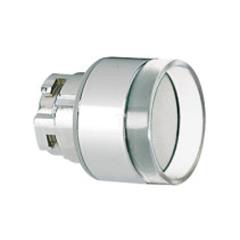 Napęd przycisku biały z samopowrotem osłonięty 8LM2TB308