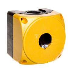 Obudowa kasety 1-otworowa 22mm żółta IP67 LPZP1A5