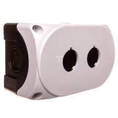 Obudowa kasety 2-otworowa 22mm biała IP67 LPZP2A8