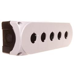 Obudowa kasety 5-otworowa 22mm biała IP67 LPZP5A8