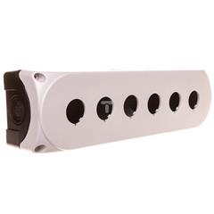 Obudowa kasety 6-otworowa 22mm biała IP67 LPZP6A8