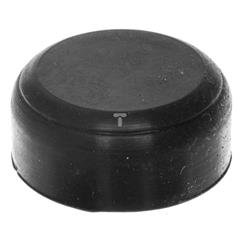 Osłona gumowa do przycisków krytych i podświetlanych czarna LPXAU132