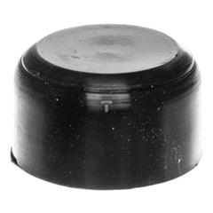 Osłona gumowa do przycisków wystających i podświetlanych czarna LPXAU142