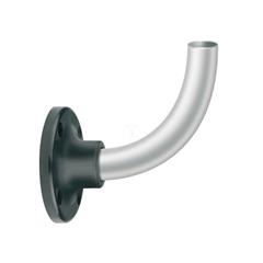 Podstawa z tulejką fi 70mm srebrny metal wygięta boczna 8LT7BM02