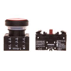 Przycisk sterowniczy 22mm czerwony 1R z samopowrotem 3SB3203-0AA21
