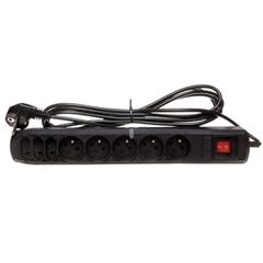 Listwa zasilajšca Natec Extreme Media SP8 3m czarna (8 gniazd) NSP-0511