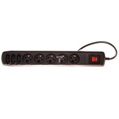 Listwa zasilajšca Natec Extreme Media SP8 5m czarna (8 gniazd) NSP-0512