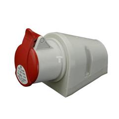Gniazdo stałe 4P 16A 400V czerwone IP44 IZN 1643