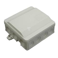 Puszka odgałęźna nadtynkowa 14-torowa 90x90x40mm Klik IP54 szara 6410-20