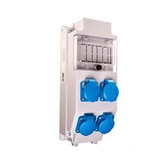 Rozdzielnica 4x250V okienko IP54 ROS 5/X-16