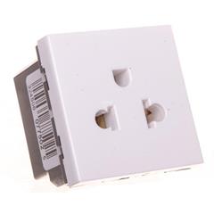 MOSAIC Gniazdo podwójne z/u 15A EURO-US białe 077502