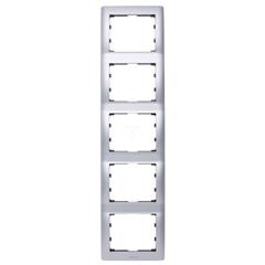 SISTENA LIFE Ramka pięciokrotna pionowa aluminium 771959