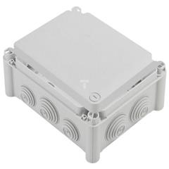 Plexo55 Puszka prostokątna 180x140x74mm z przepustami biała 092052