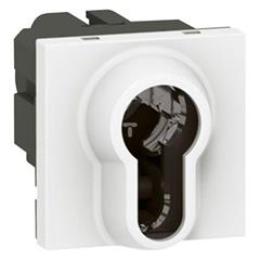 MOSAIC Wyłącznik na klucz dwupozyjny biały 077074