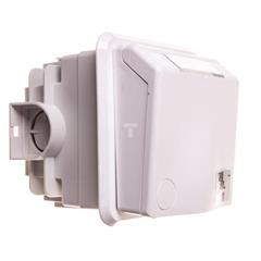 Gniazdo podtynkowe przelotowe 5P 16A 400V IP44 885-6v