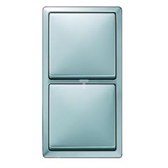 Merten Artec Ramka podwójna pozioma/pionowa aluminium MTN481260