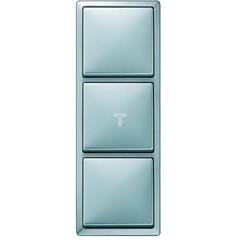 Merten Artec Ramka potrójna pozioma/pionowa aluminium MTN481360