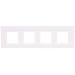 AXOLUTE Ramka poczwórna pozioma /2moduły/ biała HA4802M4HHD