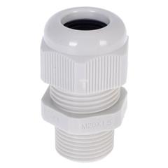 Dławnica kablowa poliamidowa M20 IP55 jasnoszara ISO-20 096803