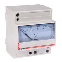 Woltomierz analogowy 0-500V 4moduły 004660
