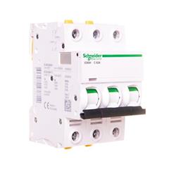 Wyłącznik nadprądowy 3P C 63A 10kA AC iC60H A9F07363