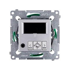Simon 54 Radio cyfrowe z wyświetlaczem srebrny mat D75252.01/43 WMDZ-xxxxx7-043
