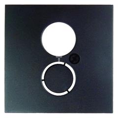 Berker B1/B5/B7 GLAS Plakietka do gniazda głośnikowego z płytką nośną do przyłaczy miniaturowych antracytowa 11961606