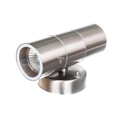 Oprawa ogrodowa ścienna GU10 2x35W IP44 DARSA EL-235T-UP stal nierdzewna 19121