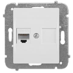 Catrin Gniazdo komputerowe pojedyncze RJ45 kat.5e bez ramki czarne 2148-19