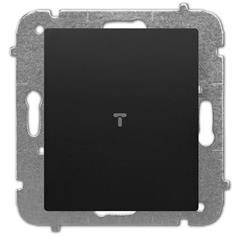 Catrin Łącznik krzyżowy 10A bez ramki czarny 2105-19