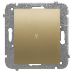 Catrin Łącznik krzyżowy 10A bez ramki złoty metalik 2105-15