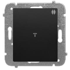 Catrin Łącznik krzyżowy 10A bez ramki czarny 2115-19