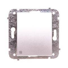 Catrin Łącznik krzyżowy 10A bez ramki srebrny 2115-16