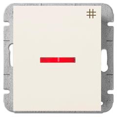 Catrin Łącznik krzyżowy 10A z podświetleniem bez ramki kremowy 2128-11