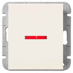 Catrin Łącznik jednobiegunowy 10A IP20 z podświetleniem bez ramki kremowy 2123-11