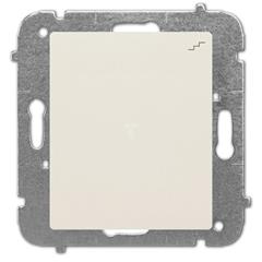 Catrin Łącznik schodowy pojedynczy 10A IP20 bez ramki kremowy 2112-11