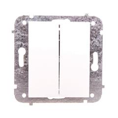 Catrin Łącznik świecznikowy 10A IP20 bez ramki biały 2111-10